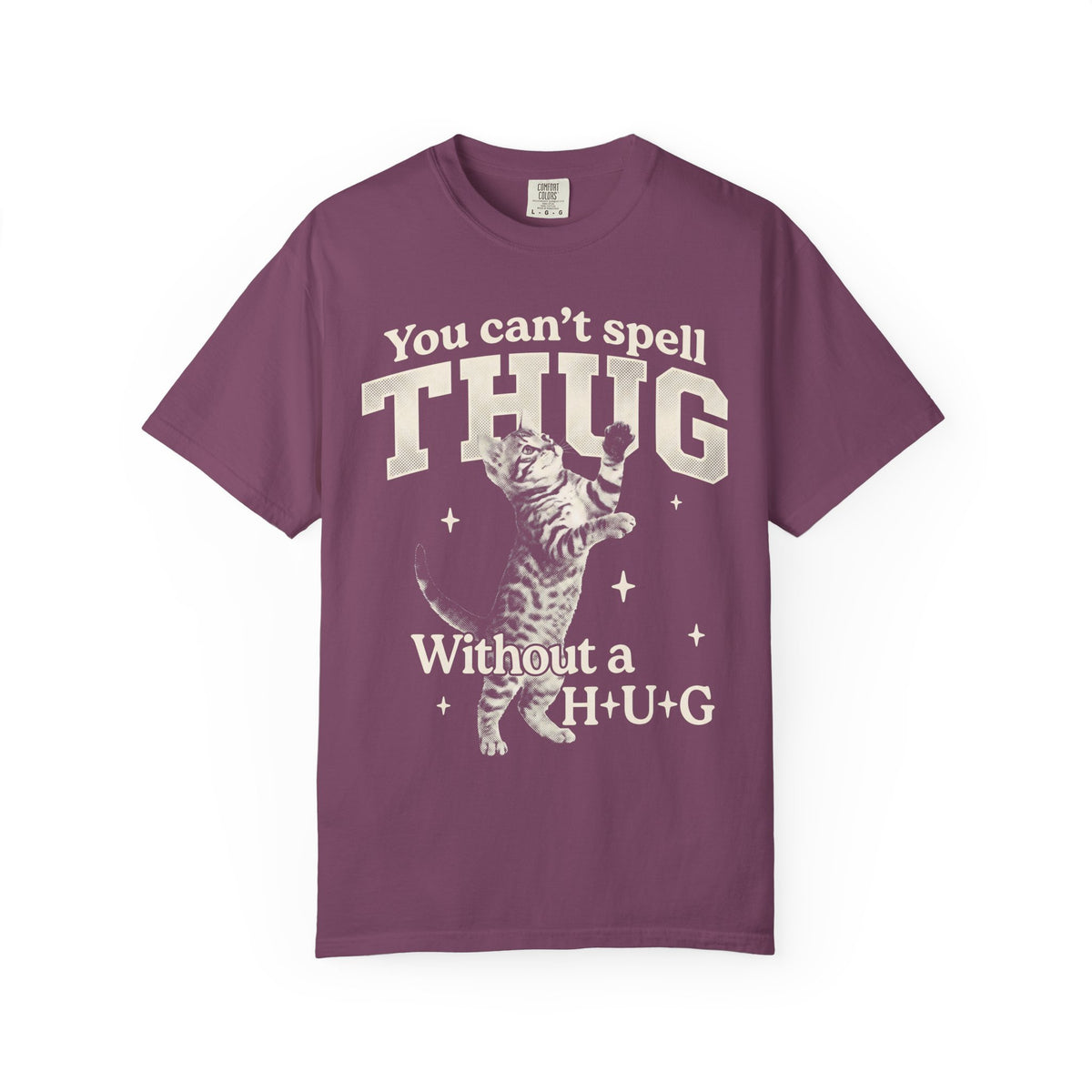 Thug Without A Hug Classic Tee | Funny Cat Meme | Pet Humor