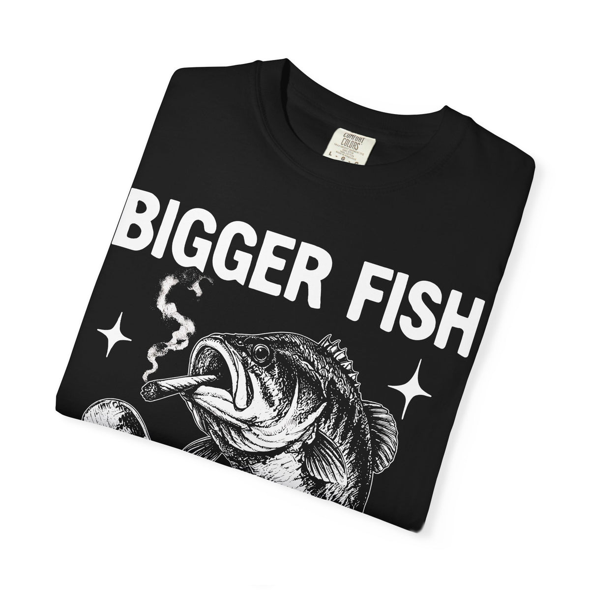 Bigger Fish Gets Fried Classic Tee | Funny Skater | Fish Meme