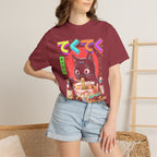 Cute Black Cat Ramen Classic Tee | Japanese Food | Retro Gift