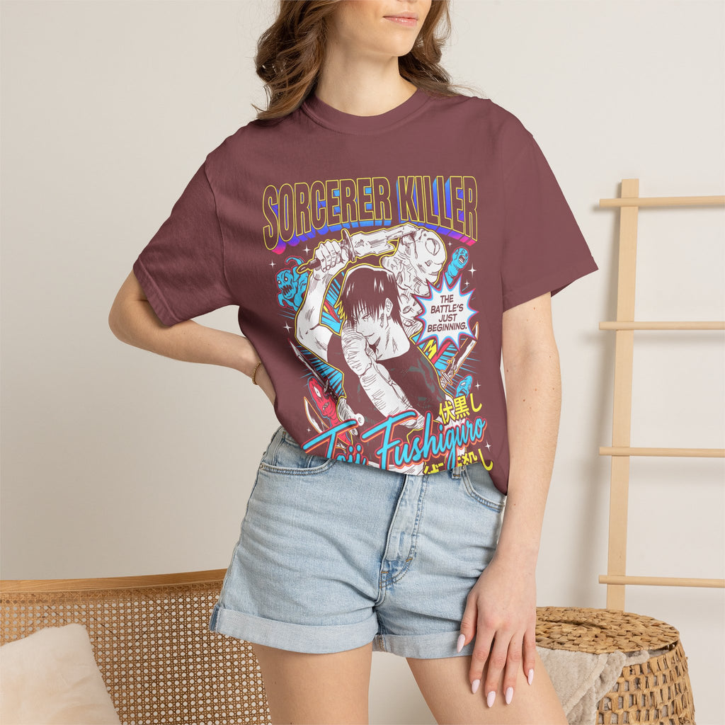 Sorcerer Killer Classic Tee | Magic Hunter | Retro Anime Gift
