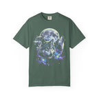 Wolf Pack Classic Tee | Galaxy Full Moon | Wildlife Nature