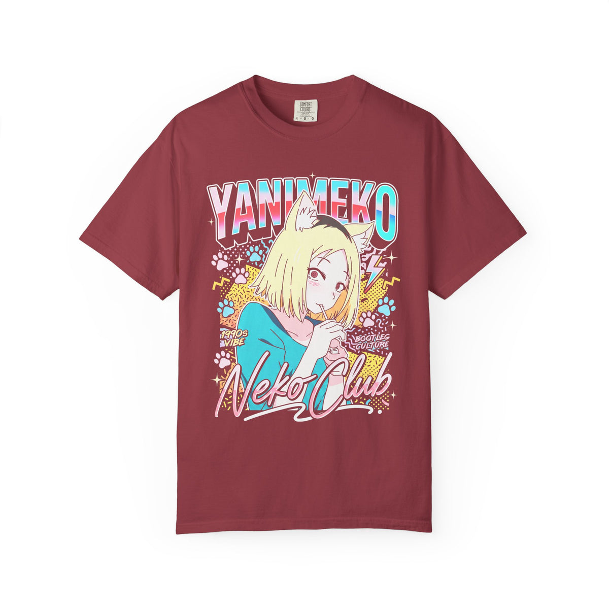 Neko Club Anime Girl Classic Tee | 1990s Vibe | Retro Gift