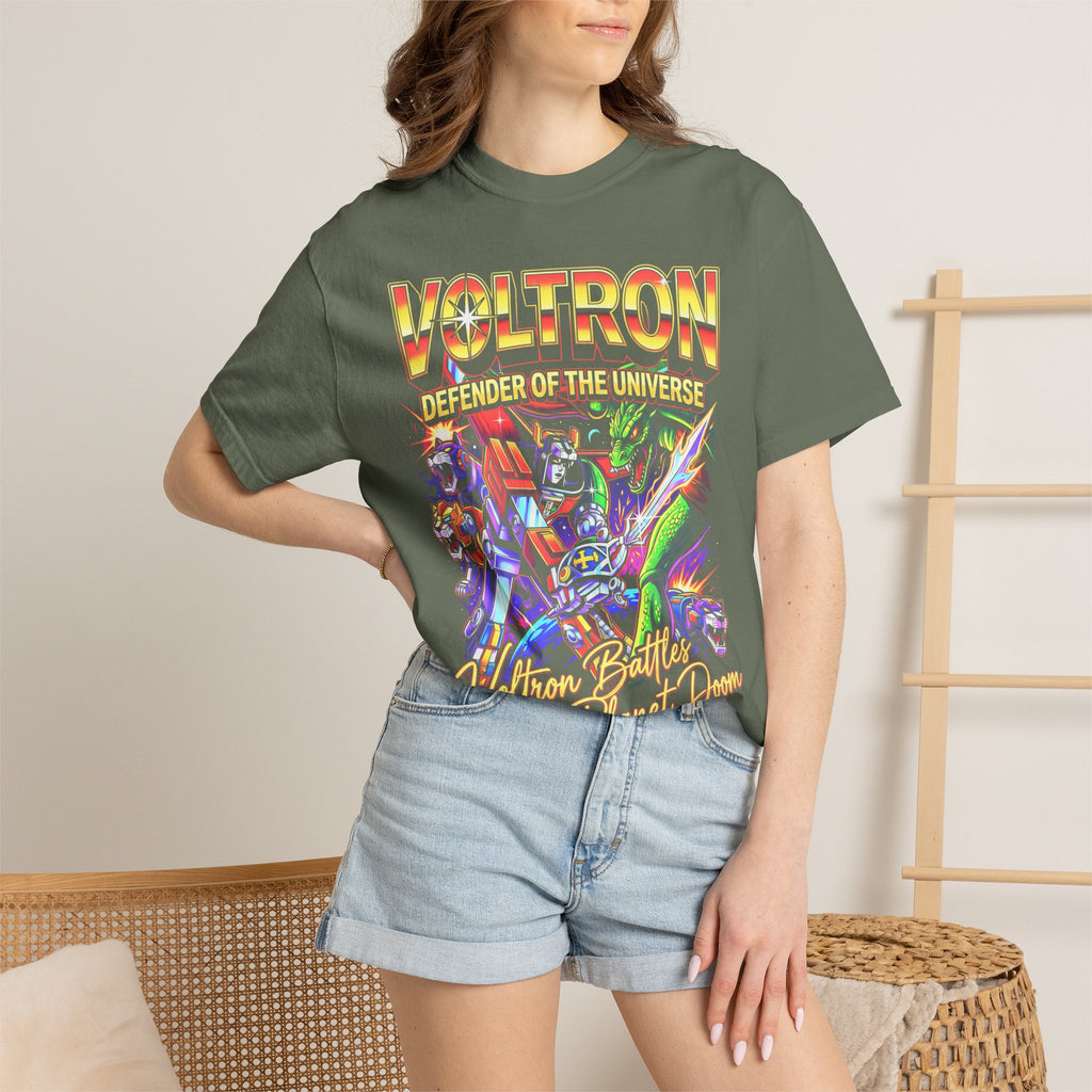 Defender Of Universe Classic Tee | Retro Anime | Planet Doom