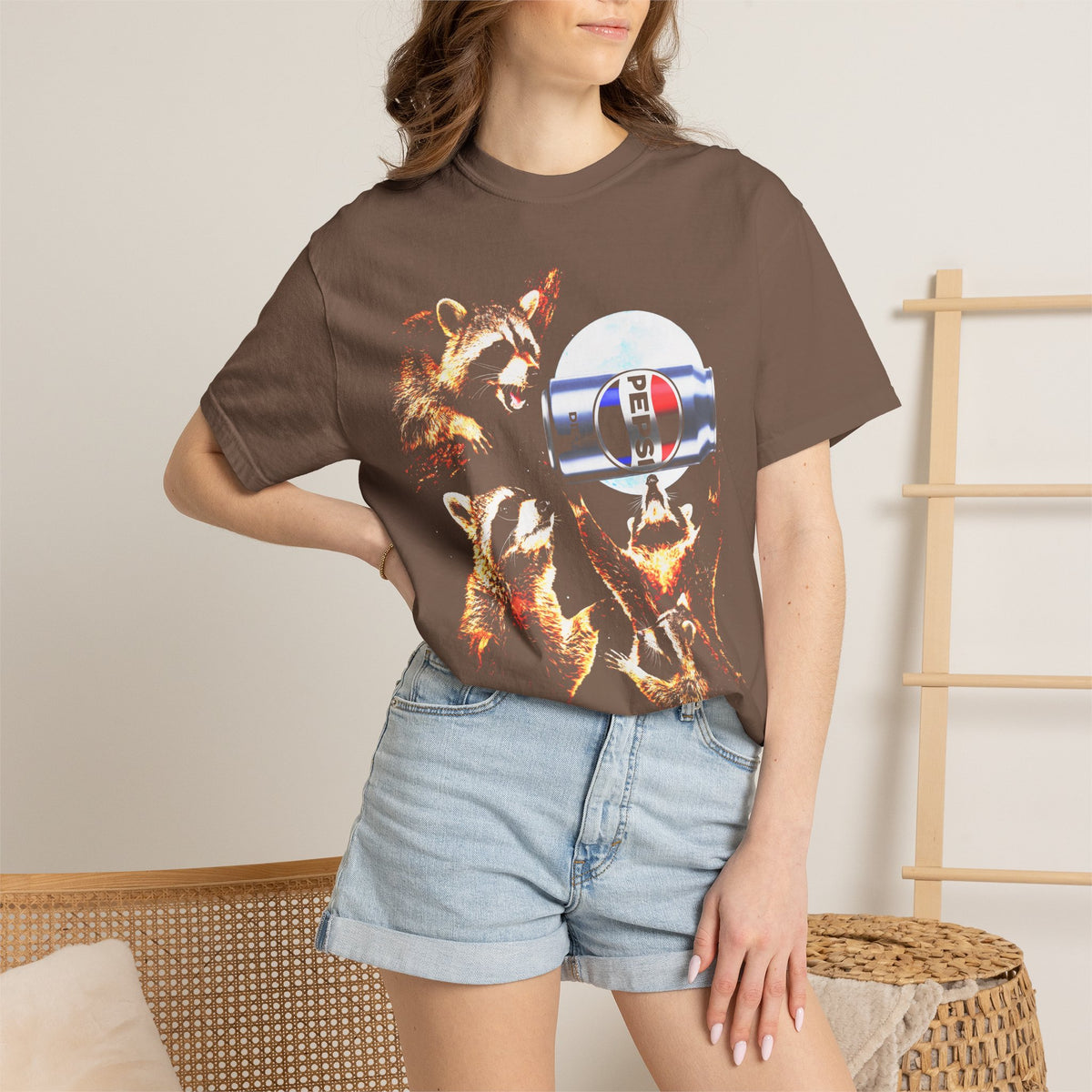 Raccoon Diet Pepsi Classic Tee | 90s Vintage | Funny Gift
