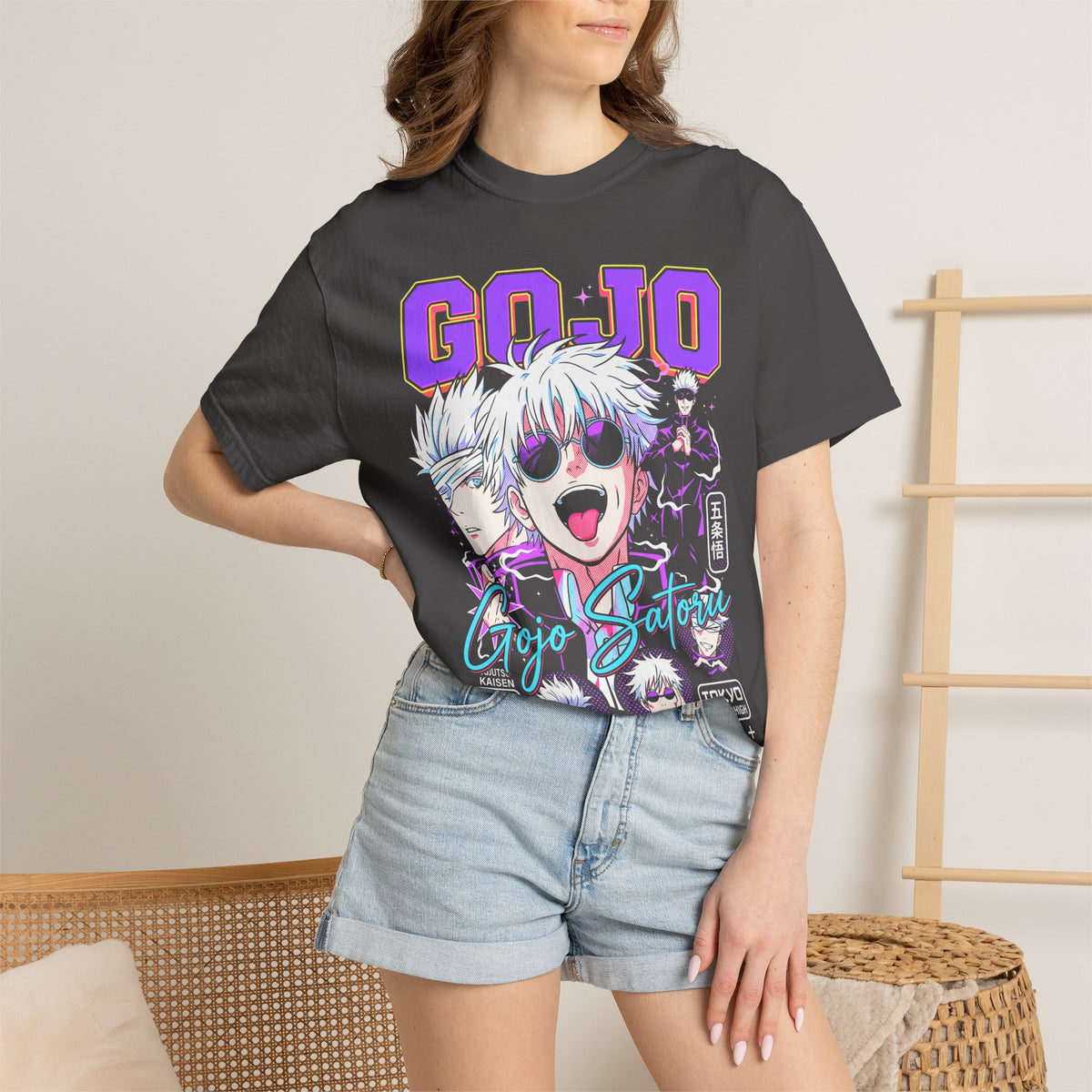 Blindfold Sorcerer Classic Tee | Anime Style | Manga Gift
