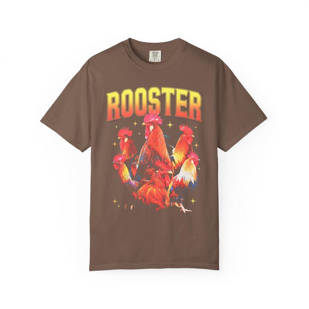 Vintage Rooster Classic Tee | 90s Graphic | Chicken Gift