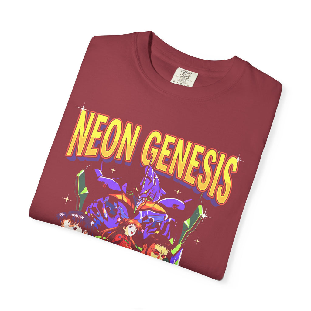 Retro Mecha Pilot Classic Tee | Neon Robot | Sci-Fi Anime Gift