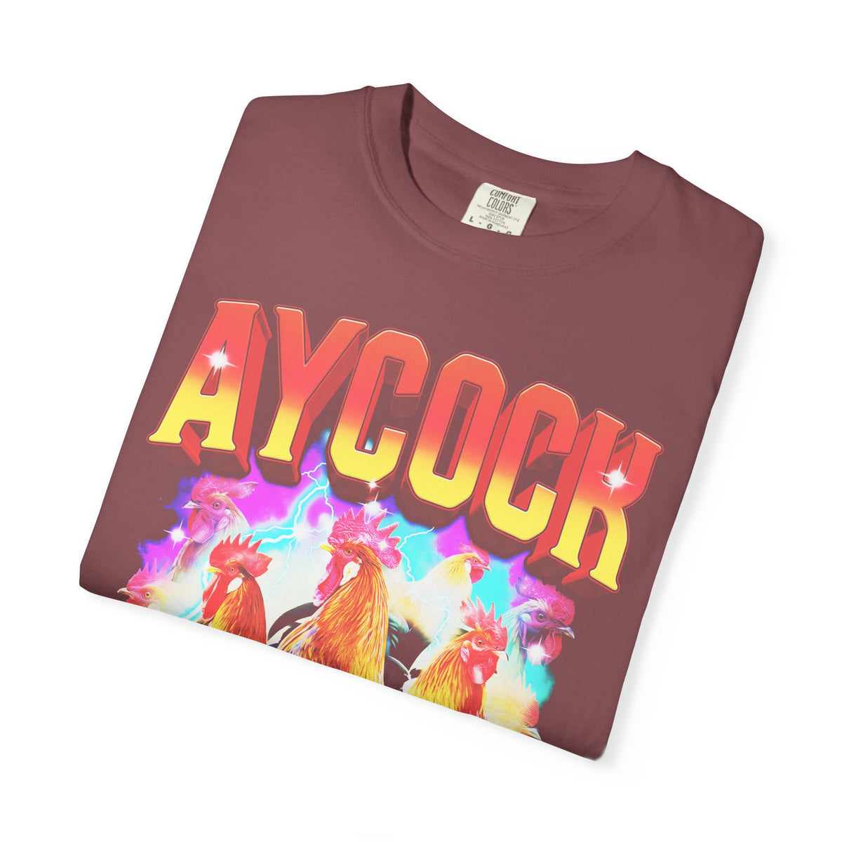 Aycock Vintage Rooster Classic Tee | 90s Chicken | Meme Gift