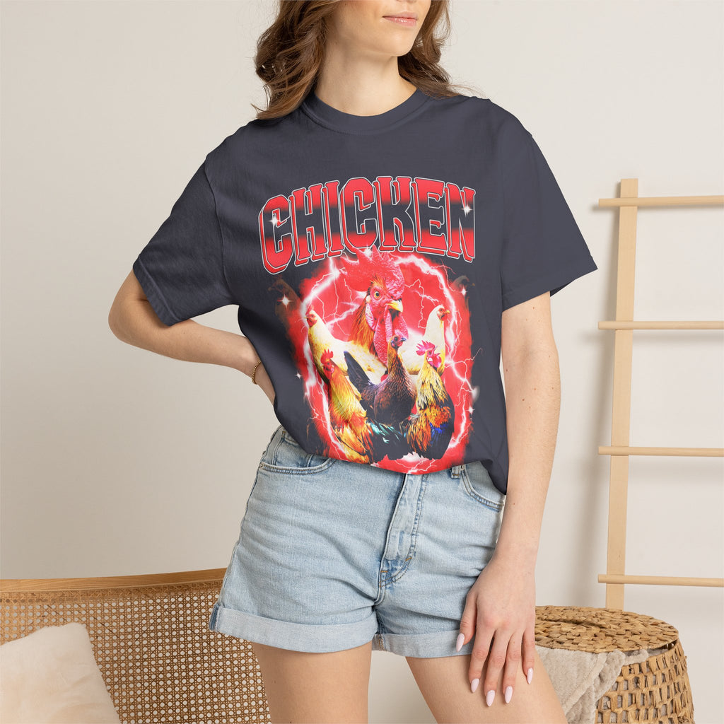 Retro Rooster Chicken Classic Tee | 90s Bootleg | Animal Gift