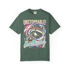 Unstoppable Overthinking Raccoon Classic Tee | 90s Funny Gift