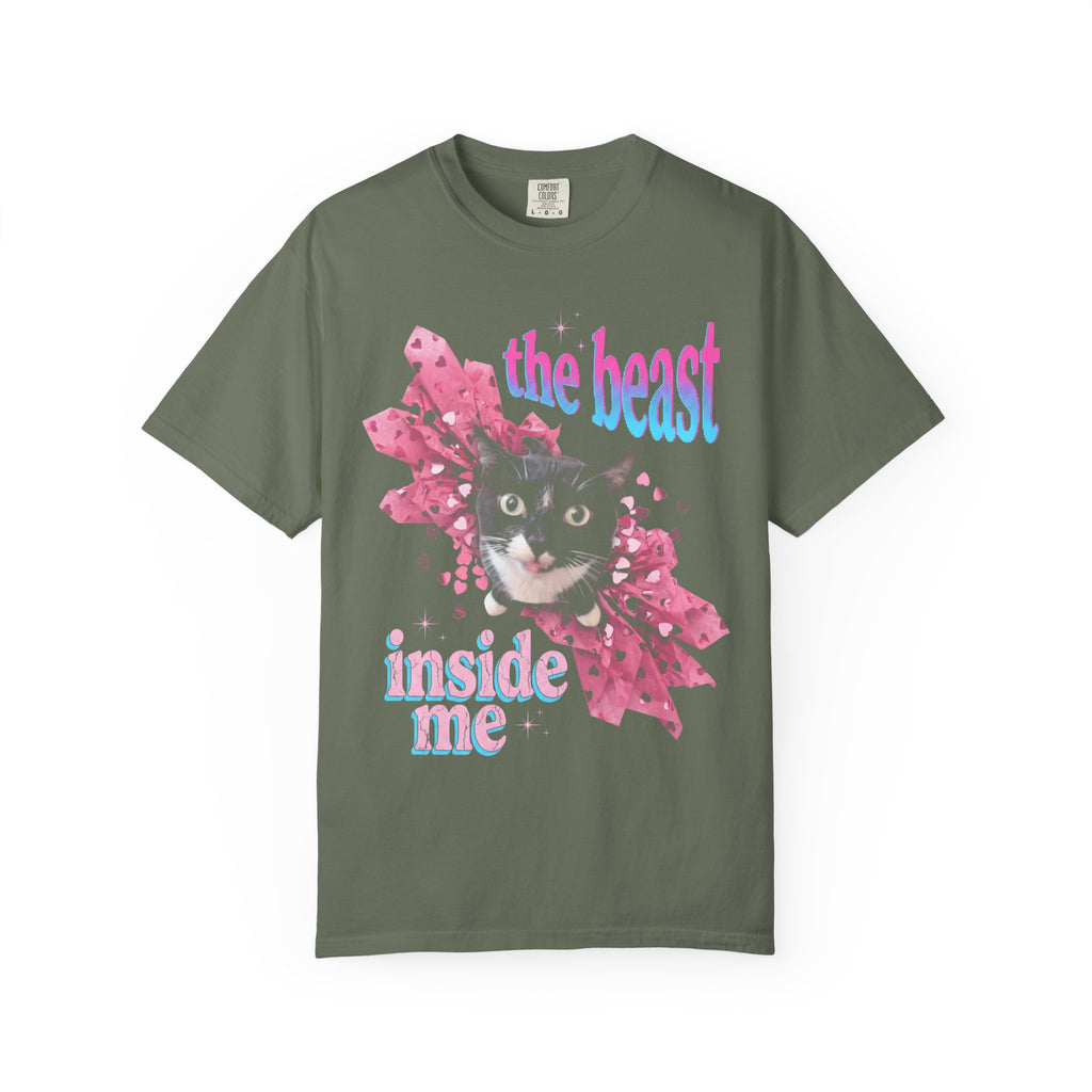 The Beast Inside Me Classic Tee | Tuxedo Cat Cute Meme