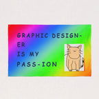 Graphic Designer Is My Passion Flag