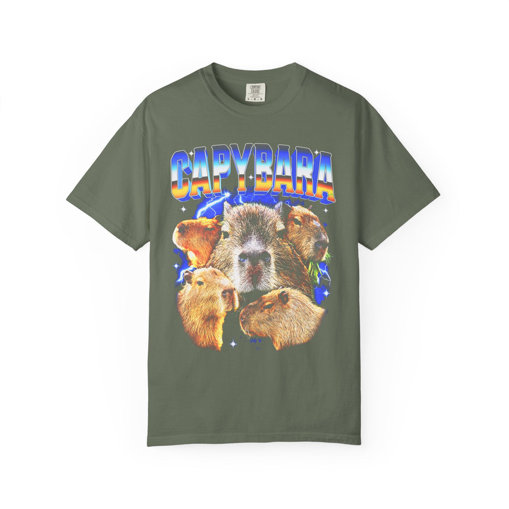 Capybara Lightning Classic Tee | 90s Retro | Animal Gift