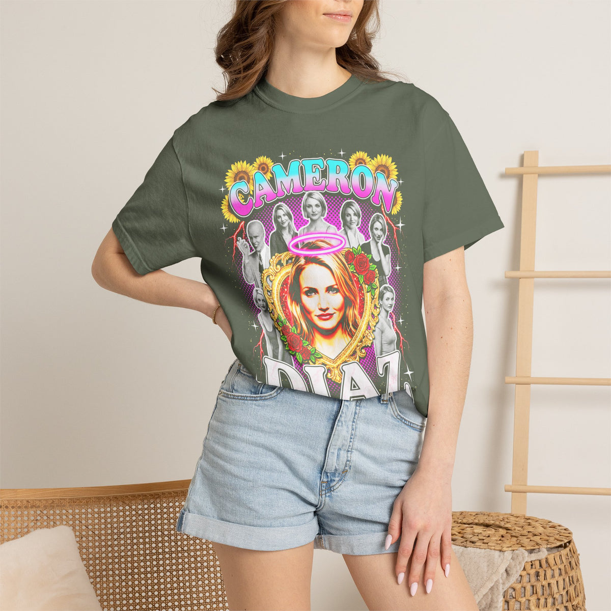 Cameron Diaz Classic Tee | 90s Vintage Bootleg | Actress Gift