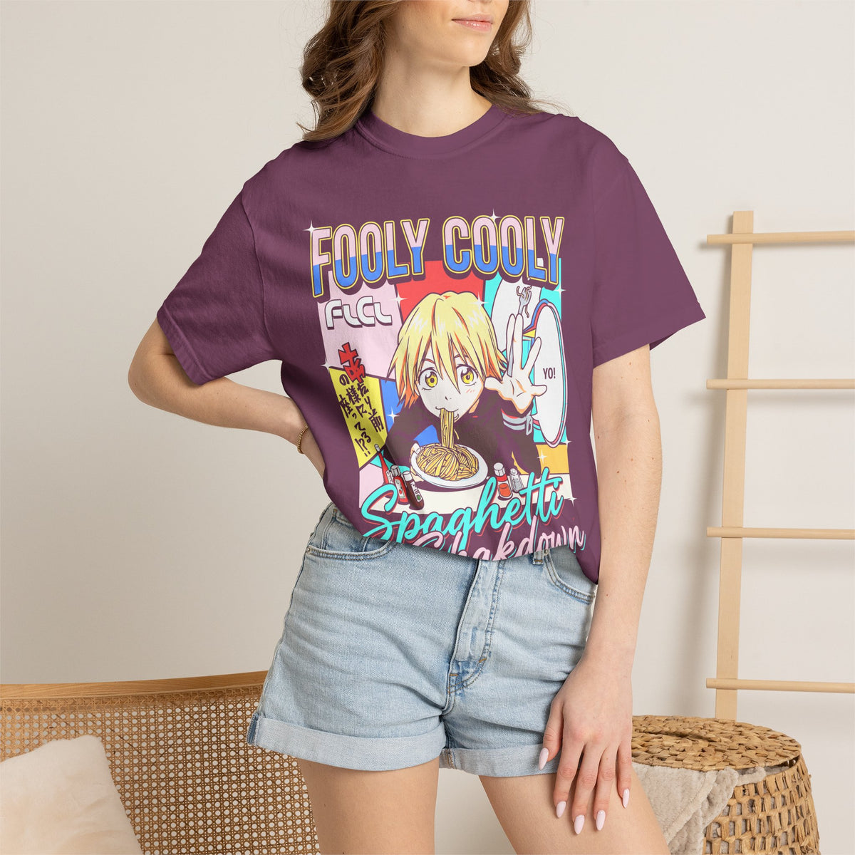 Retro Noodle Lover Classic Tee | Anime Boy | Japanese Gift