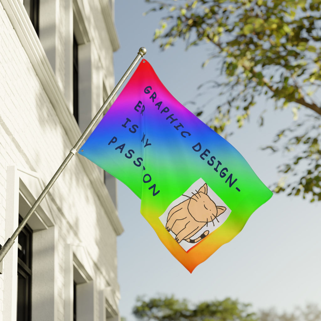 Graphic Designer Is My Passion Flag