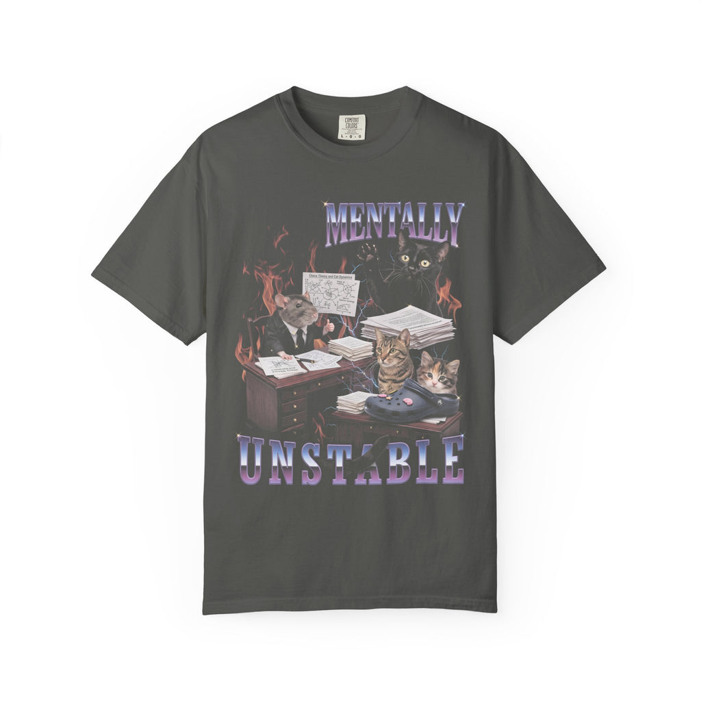 Mentally Unstable Business Rat Classic Tee | Chaos Cat | Absurdist