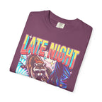Late Night Visitor Raccoon Classic Tee | Retro Neon | Vintage