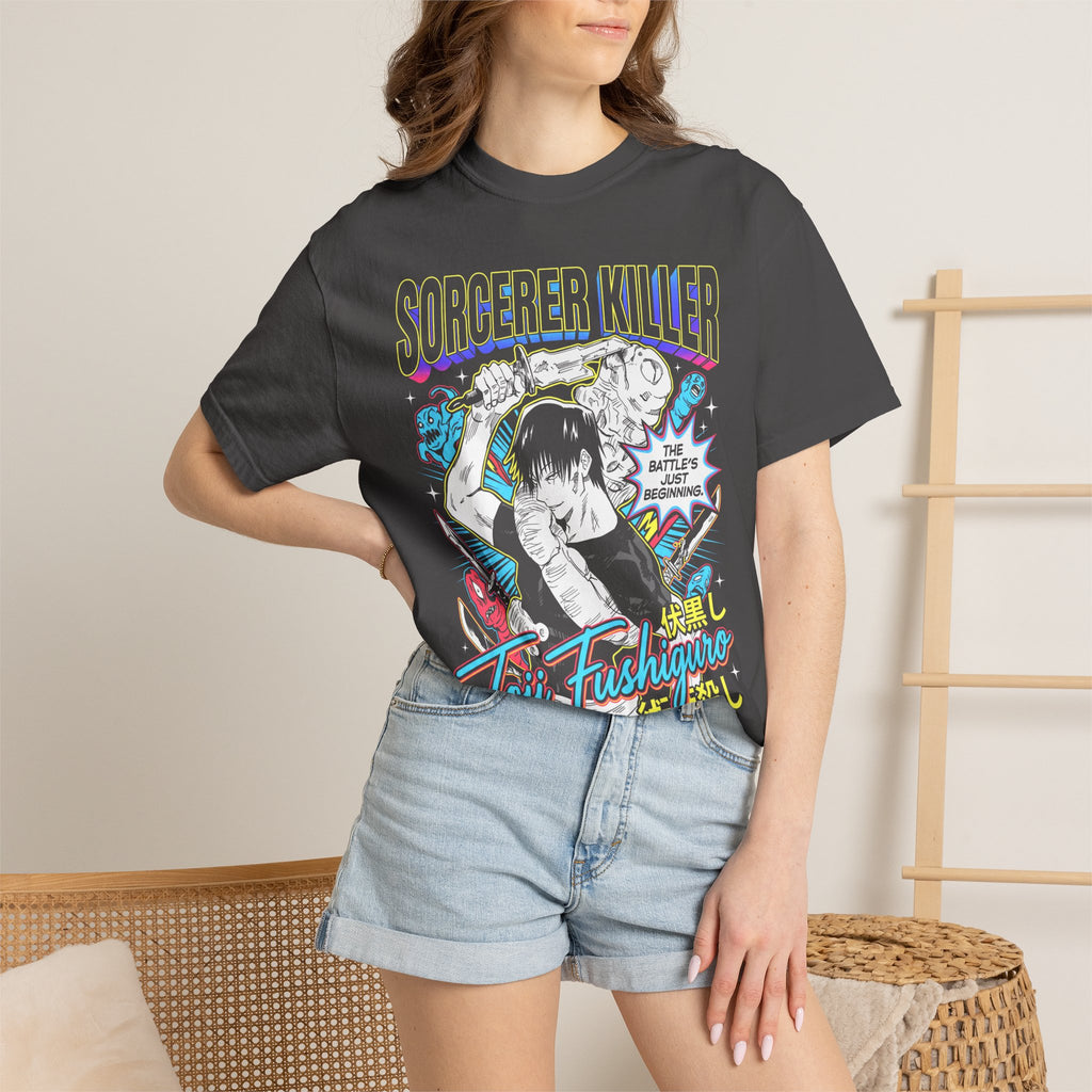 Sorcerer Killer Classic Tee | Magic Hunter | Retro Anime Gift