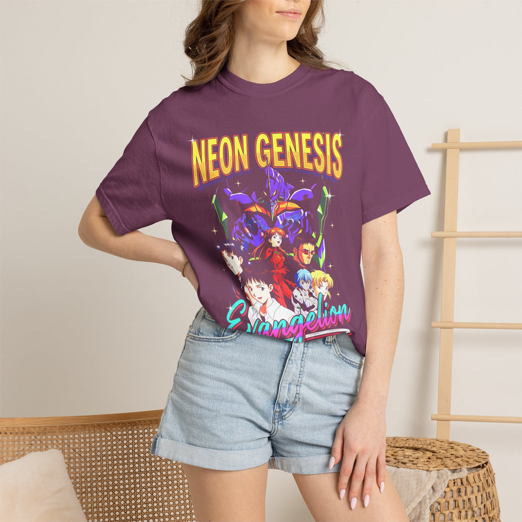 Retro Mecha Pilot Classic Tee | Neon Robot | Sci-Fi Anime Gift