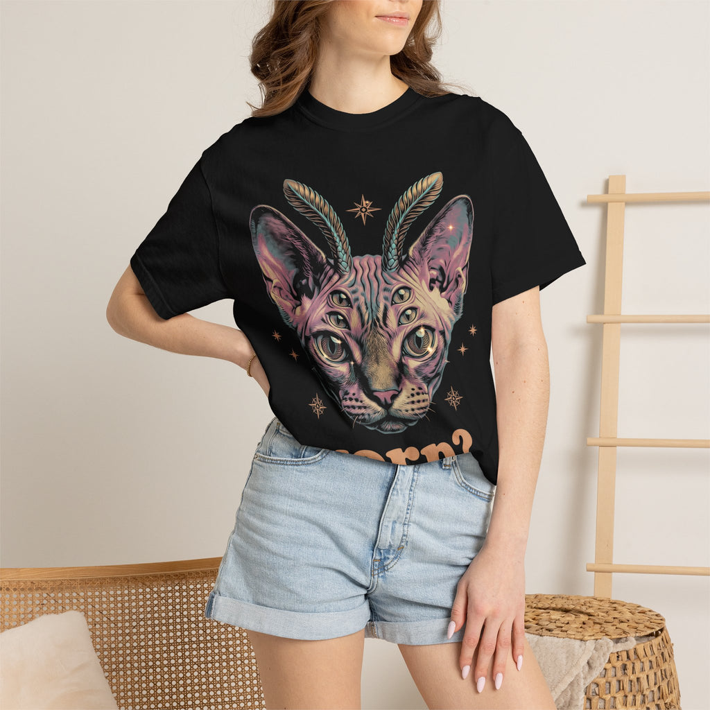 Vorp Alien Cat Classic Tee | Retro Sci-Fi | Sphynx Feline