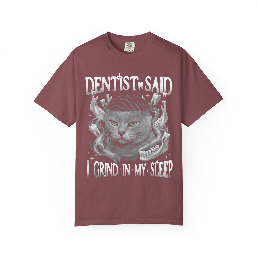 I Grind In My Sleep Cat Classic Tee | Dentist Meme | Funny Waves
