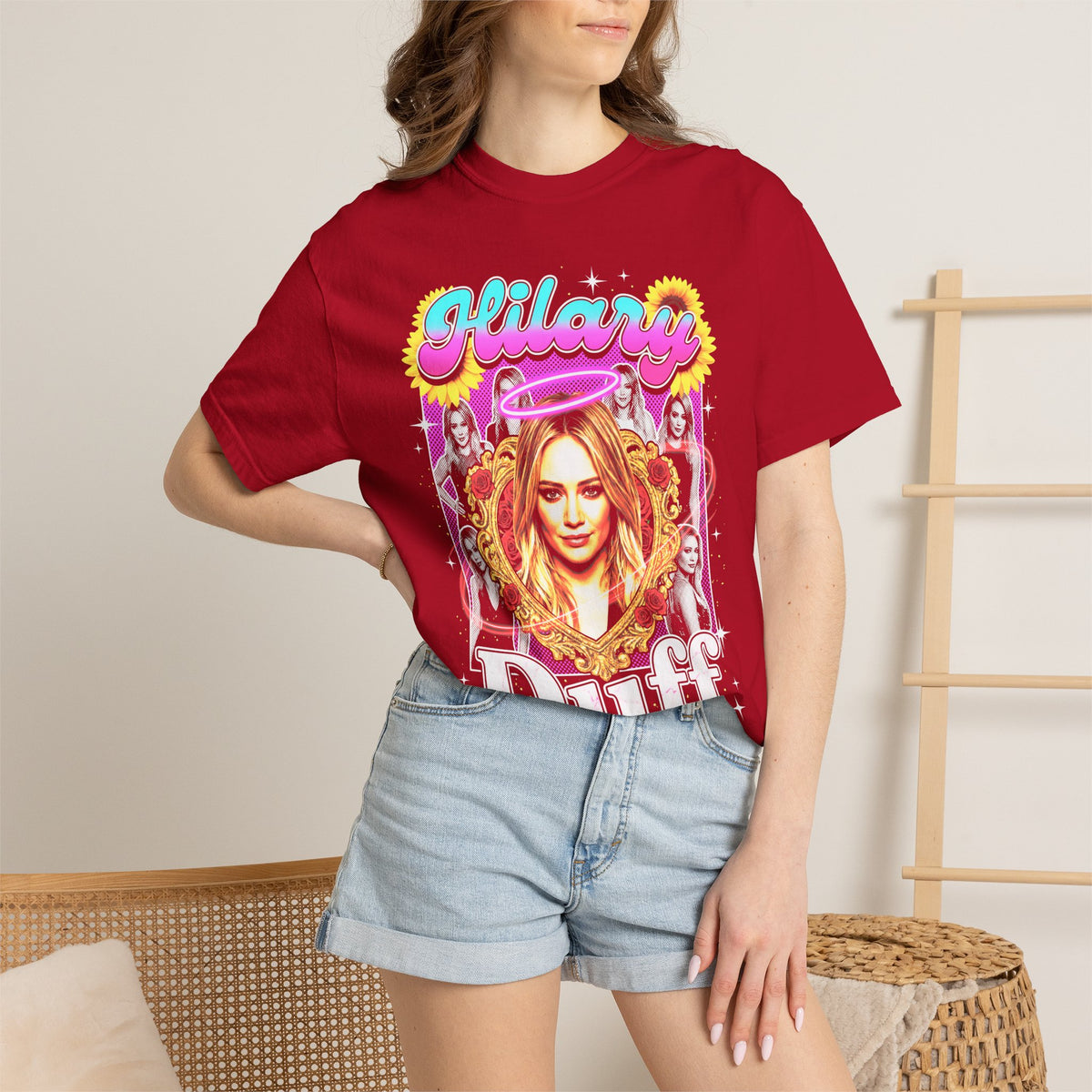 Hilary Duff Classic Tee | 90s Vintage | Pop Singer Gift