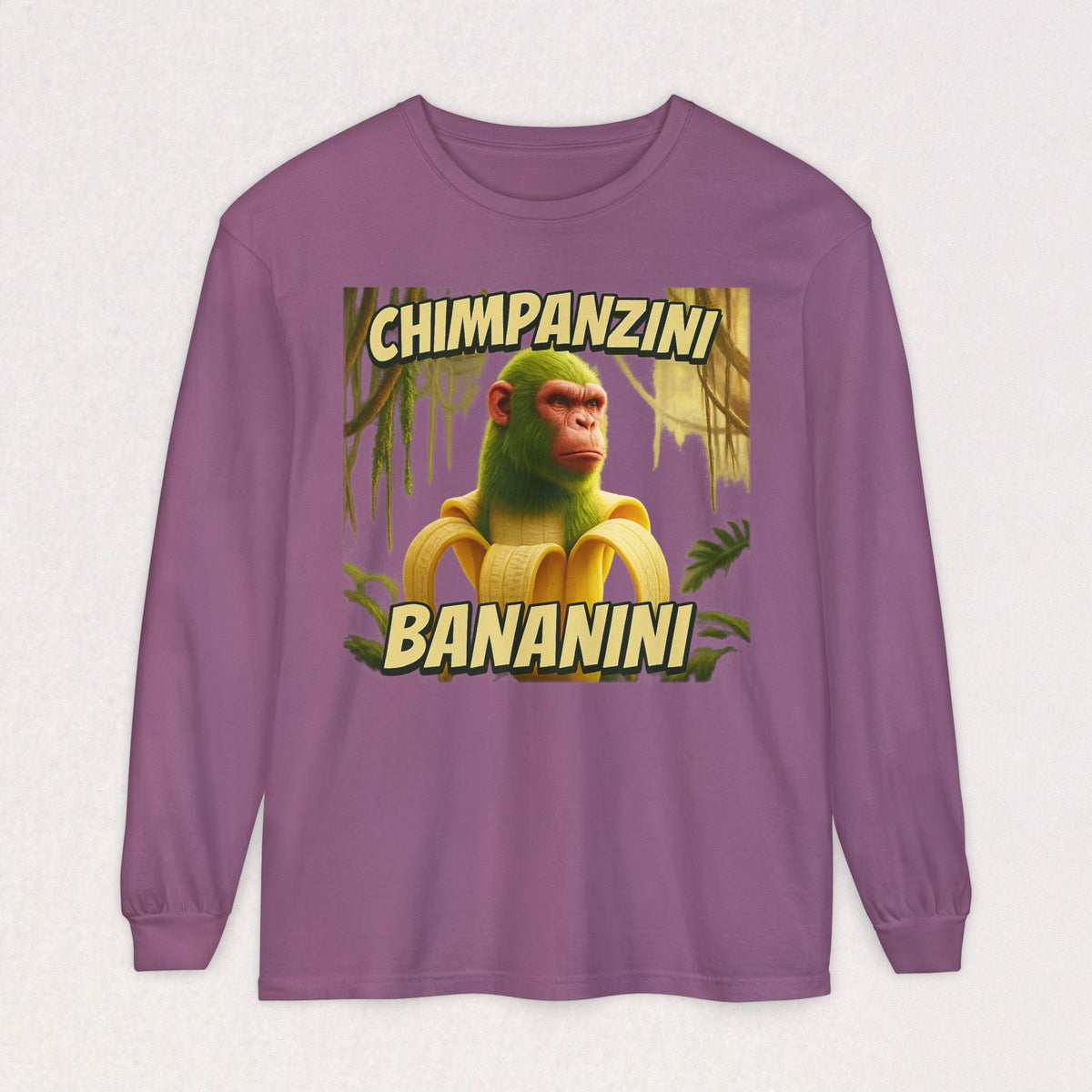 Chimpanzini Bananini Long Sleeve T-Shirt