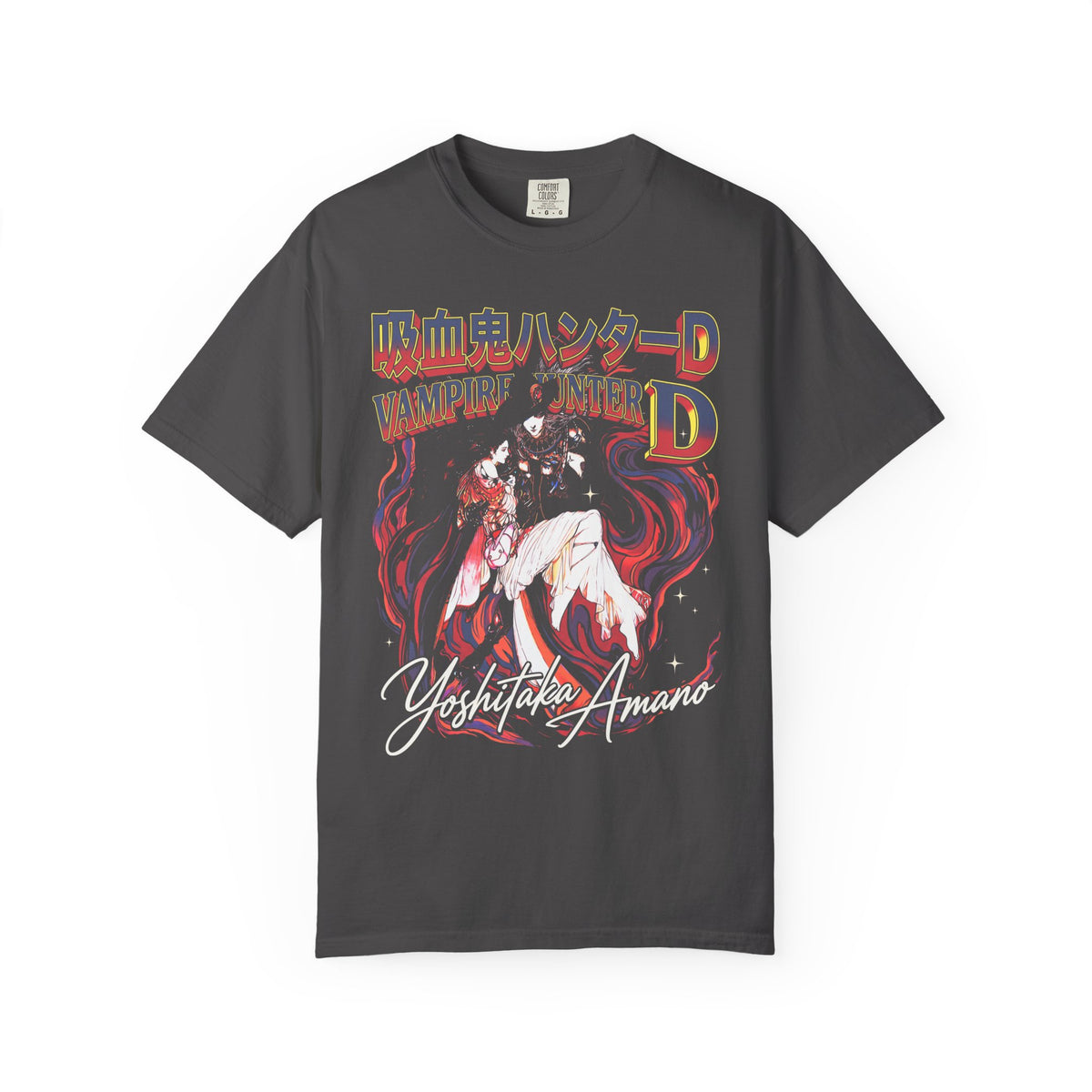 Dark Fantasy Vampire Classic Tee | 90s Retro | Manga Gift