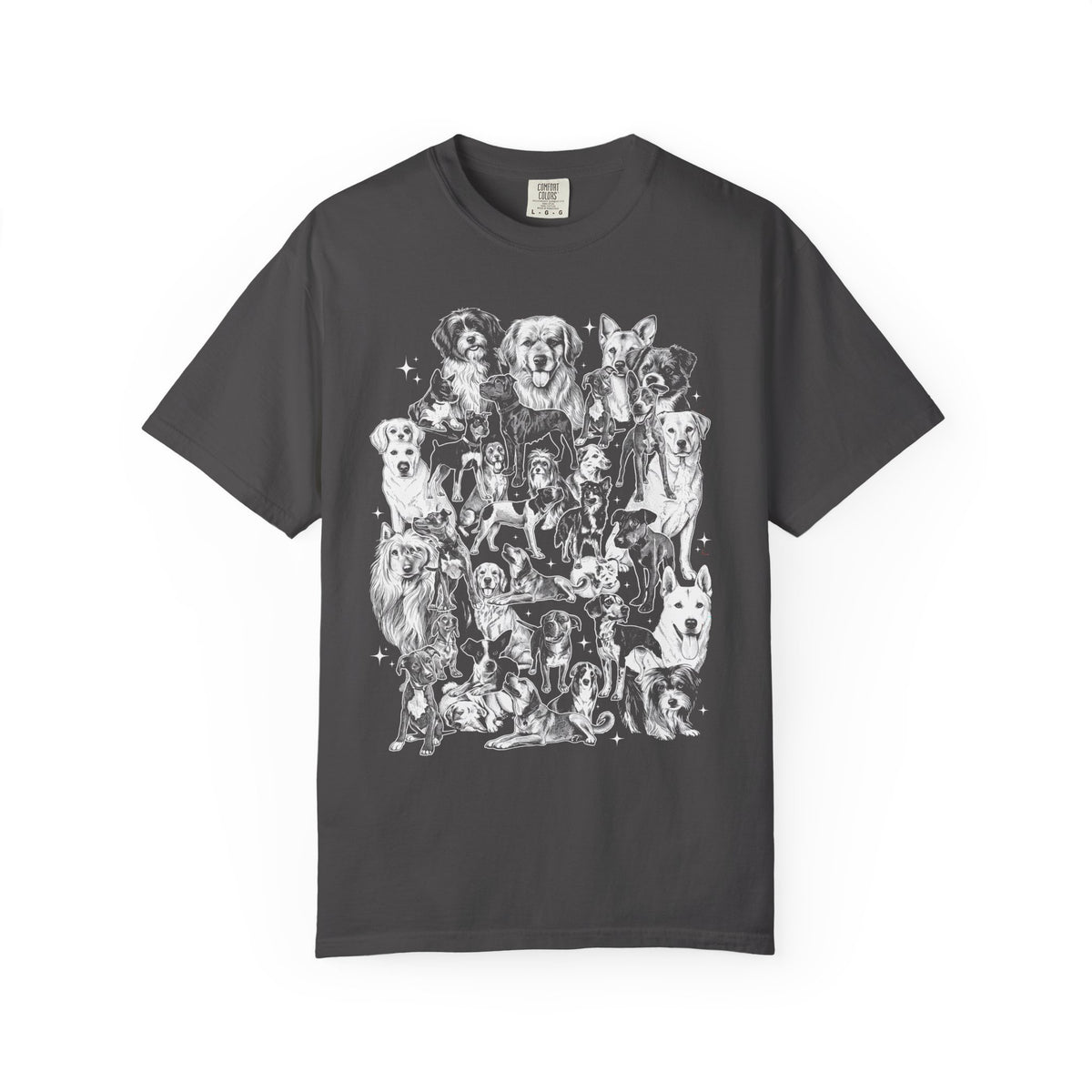 Retro Puppy Collage Classic Tee | 90s Vintage | Dog Gift