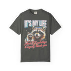 Its My Life Sabotage Myself Raccoon Classic Tee | 90s Retro