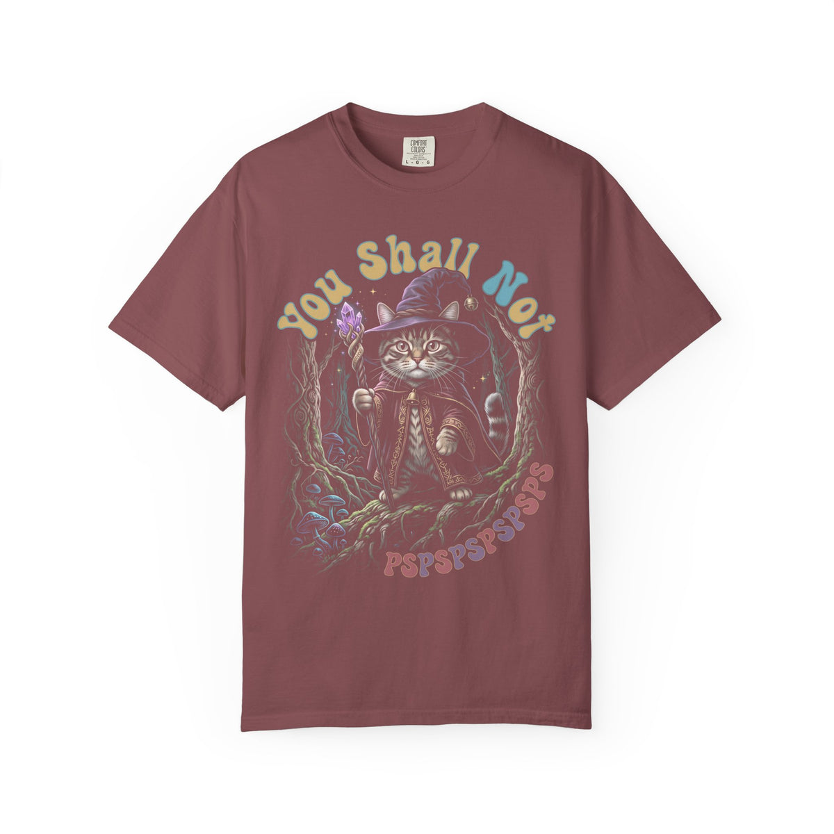 Wizard Cat Pspsps Classic Tee | Fantasy Forest | Magic Tabby