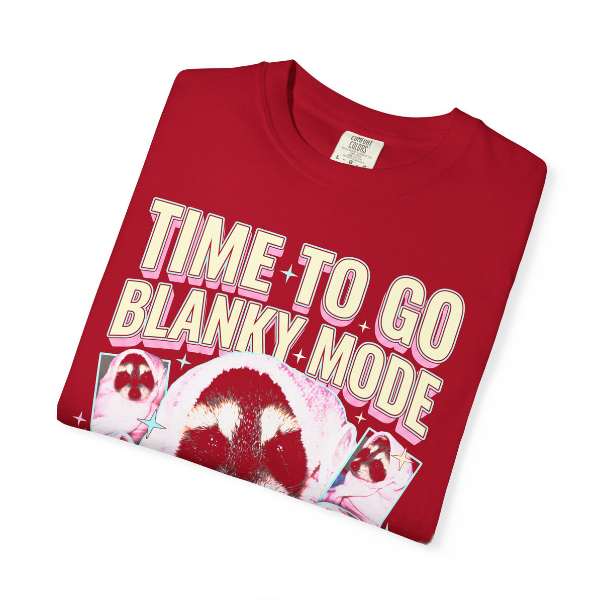 Time To Go Blanky Mode Classic Tee | Goodnight Funny Raccoon