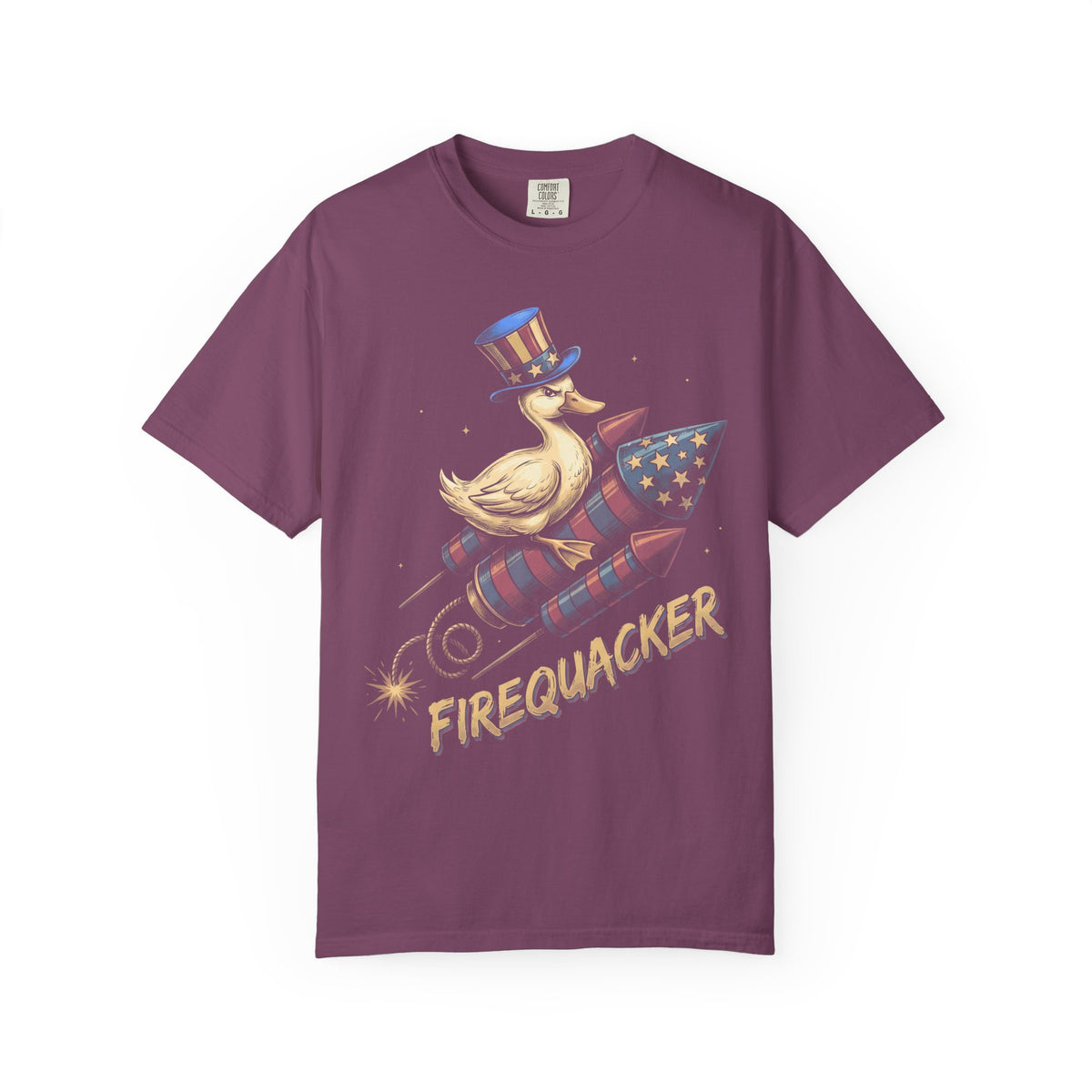 Firequacker Duck Classic Tee | 4th of July | Patriotic Graphic