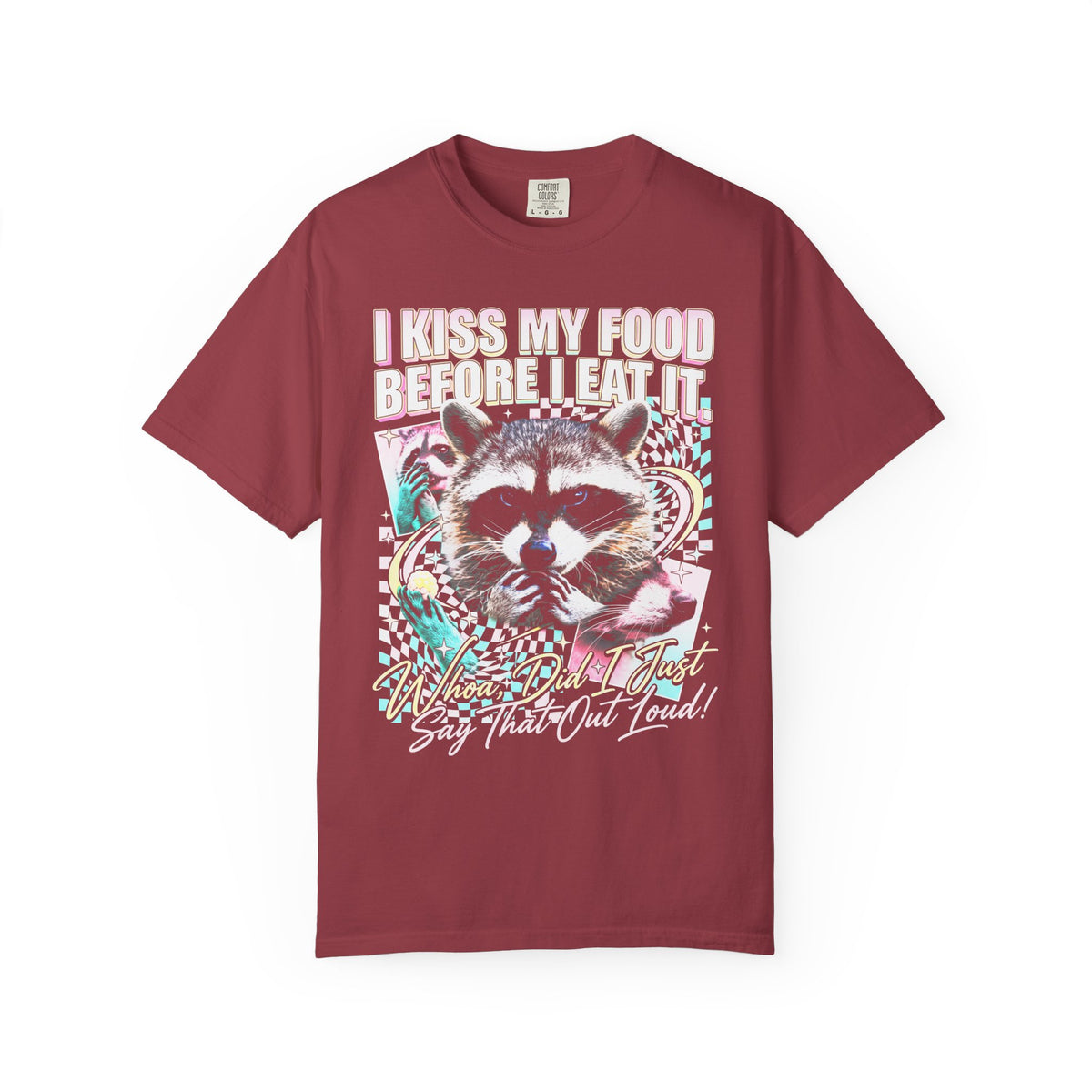 I Kiss My Food Before I Eat It Classic Tee | Raccoon Meme
