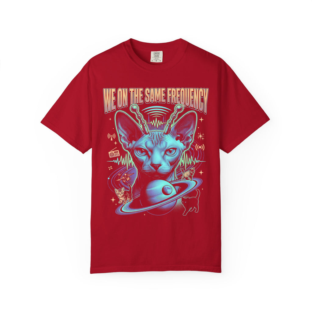 Smudge The Cat Classic Tee | Confused Meme | Occult Art