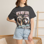 Its My Life Sabotage Myself Raccoon Classic Tee | Funny Meme