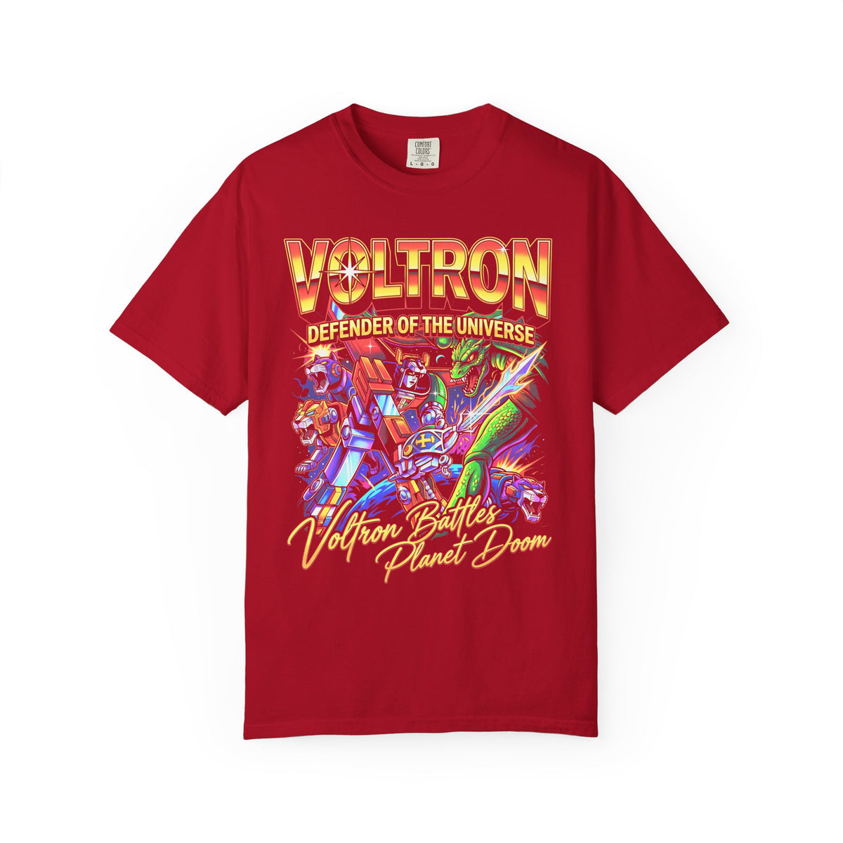 Defender Of Universe Classic Tee | Retro Anime | Planet Doom