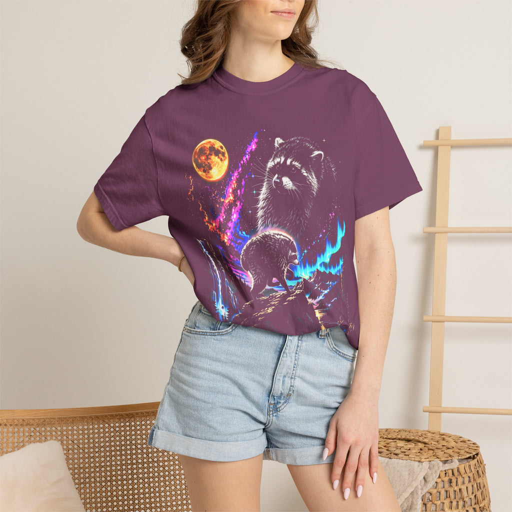 Raccoon Galaxy Classic Tee | 90s Vintage | Space Gift