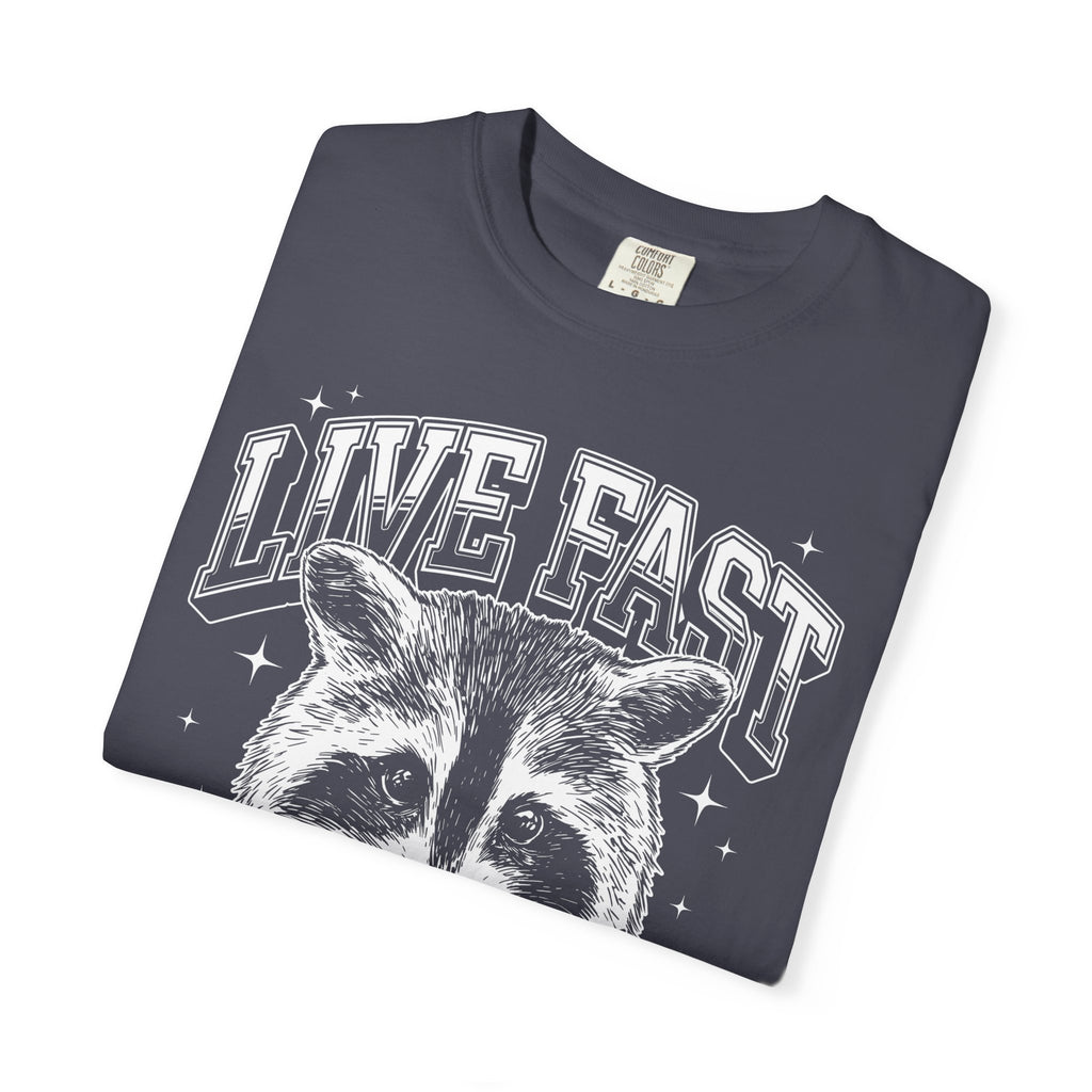 Live Fast Eat Trash Raccoon Classic Tee | Vintage | Funny Gift