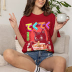 Cute Black Cat Ramen Classic Tee | Japanese Food | Retro Gift