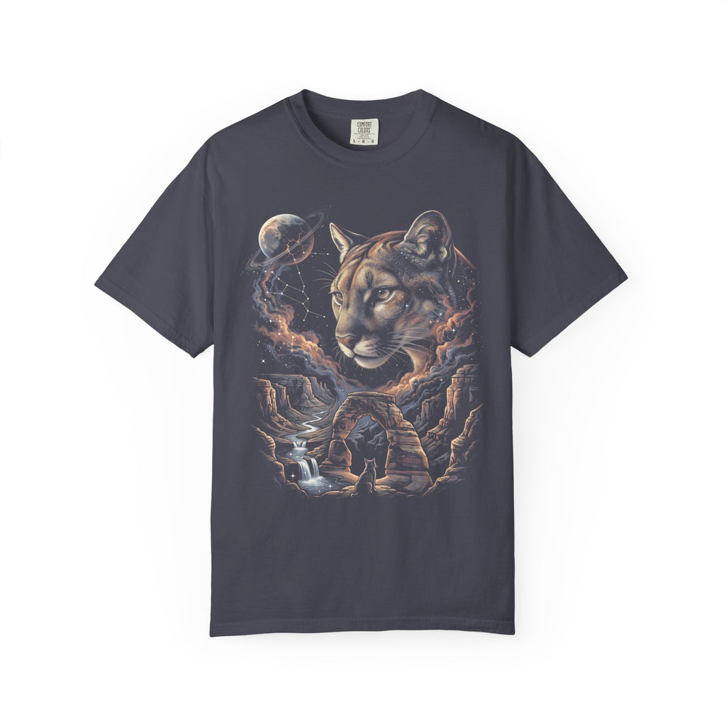 Celestial Cougar Classic Tee | Wilderness Space | Nature Stars