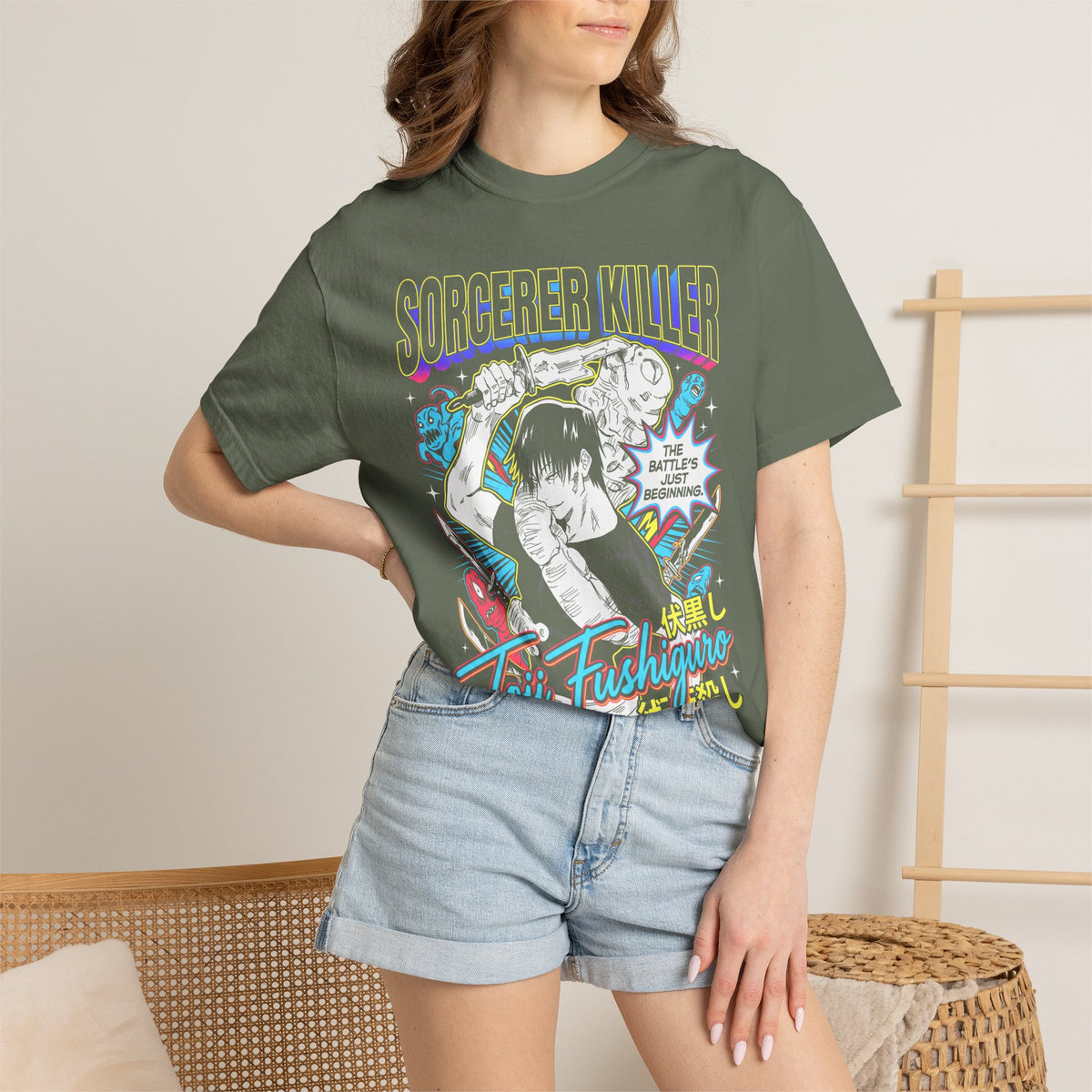 Sorcerer Killer Classic Tee | Magic Hunter | Retro Anime Gift