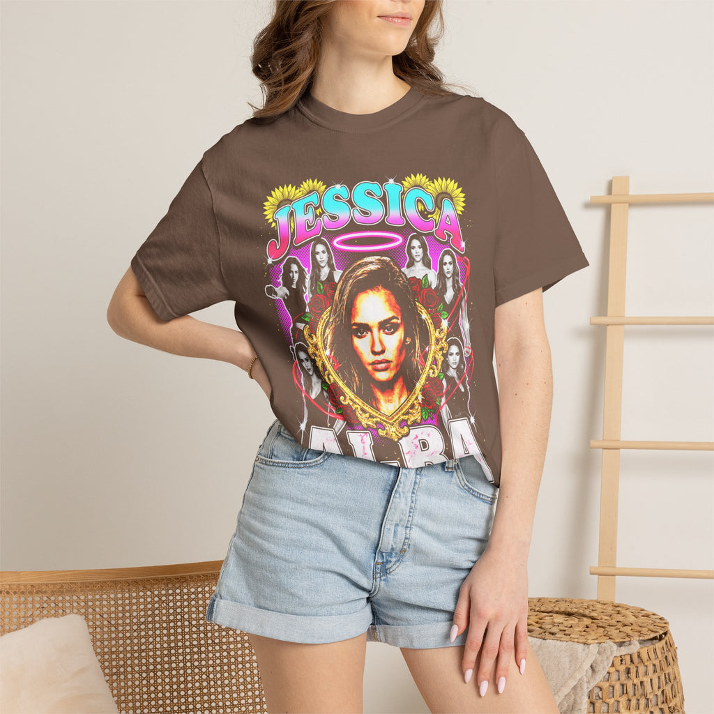 Jessica Alba Classic Tee | 90s Graphic Style | Retro Bootleg