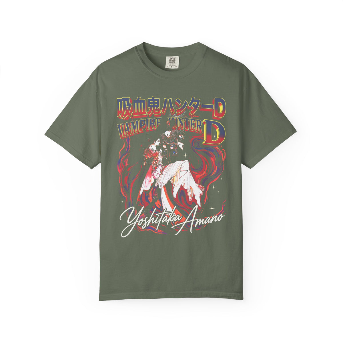Dark Fantasy Vampire Classic Tee | 90s Retro | Manga Gift