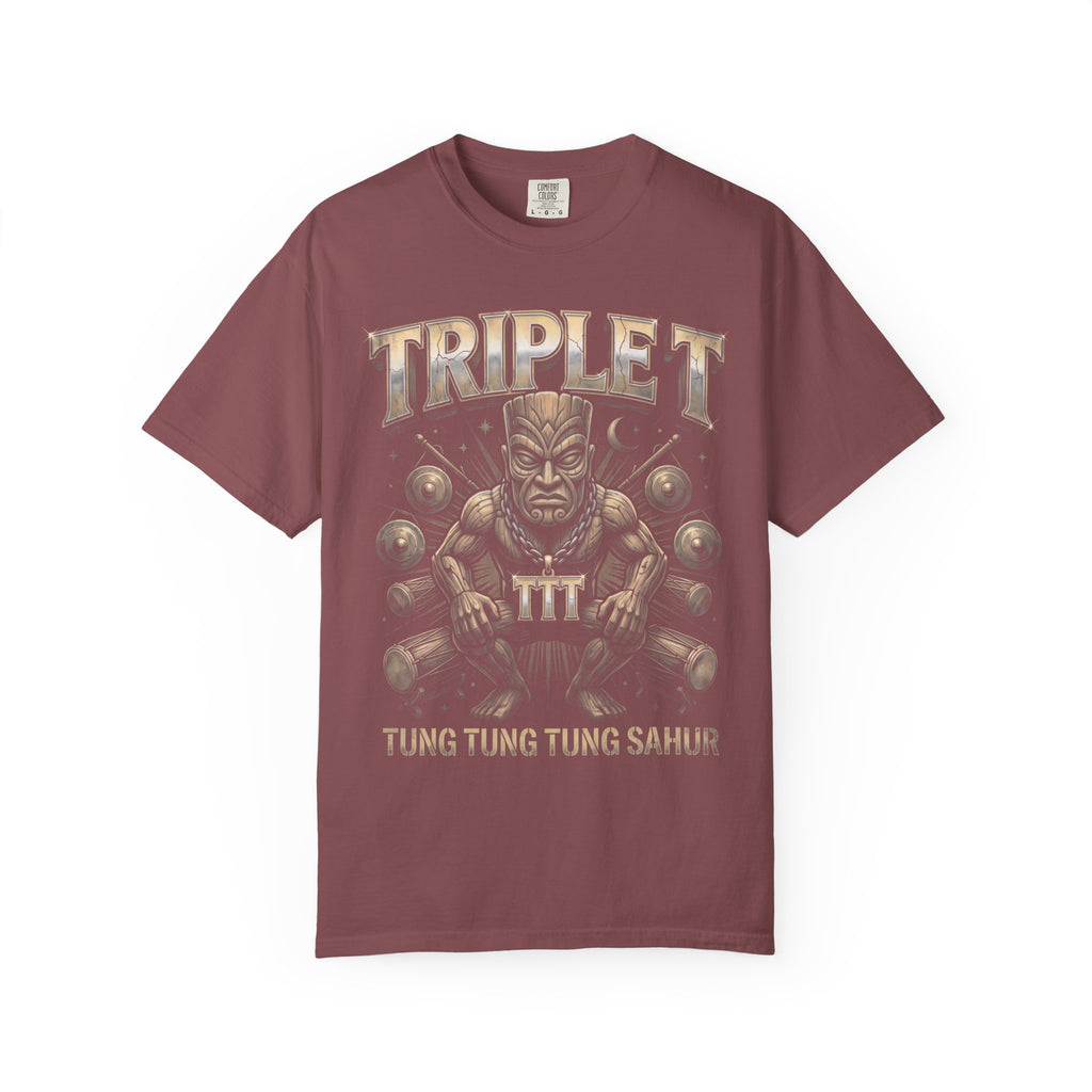 Tung Tung Tung Sahur Classic Tee | Tiki Indonesian Art