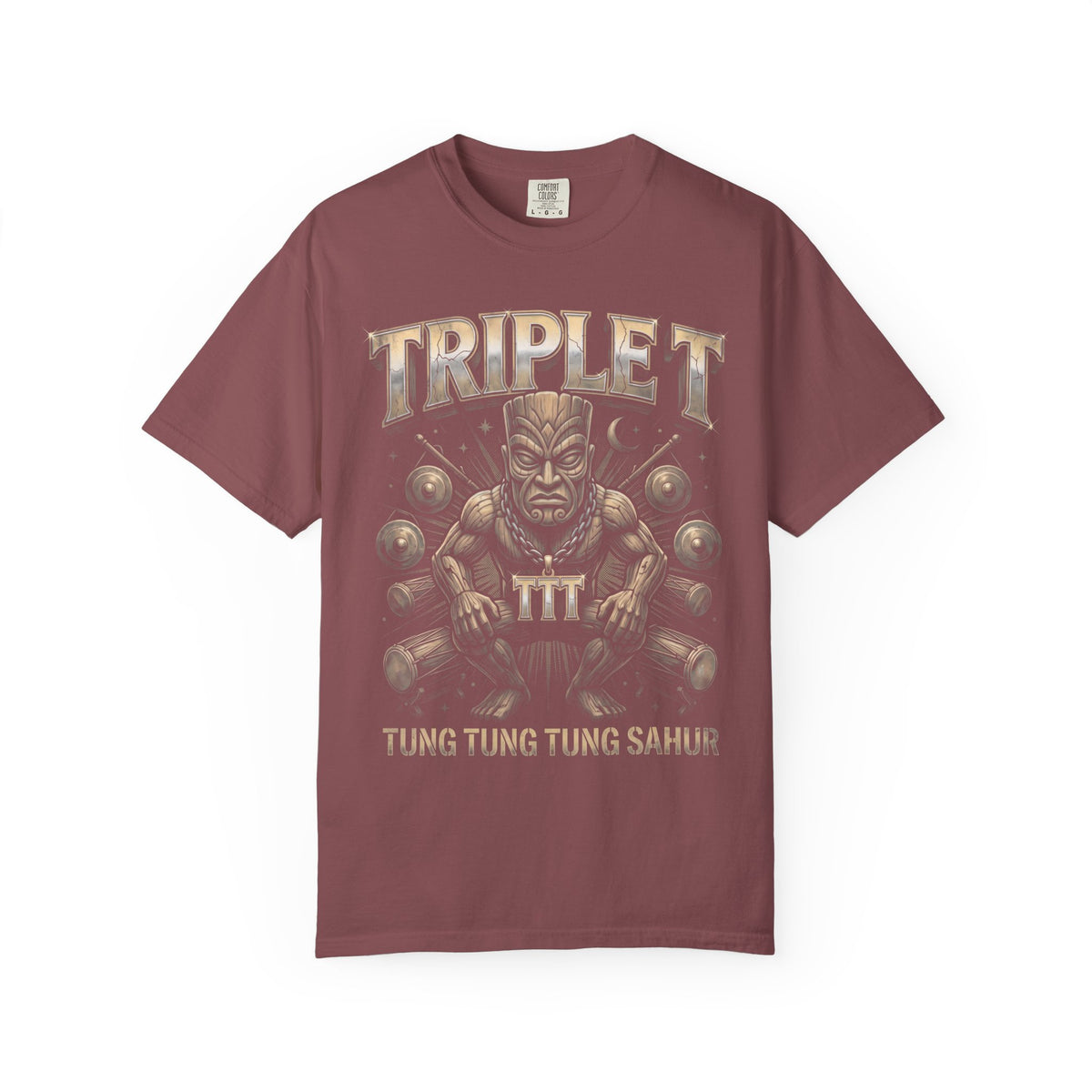 Tung Tung Tung Sahur Classic Tee | Tiki Indonesian Art