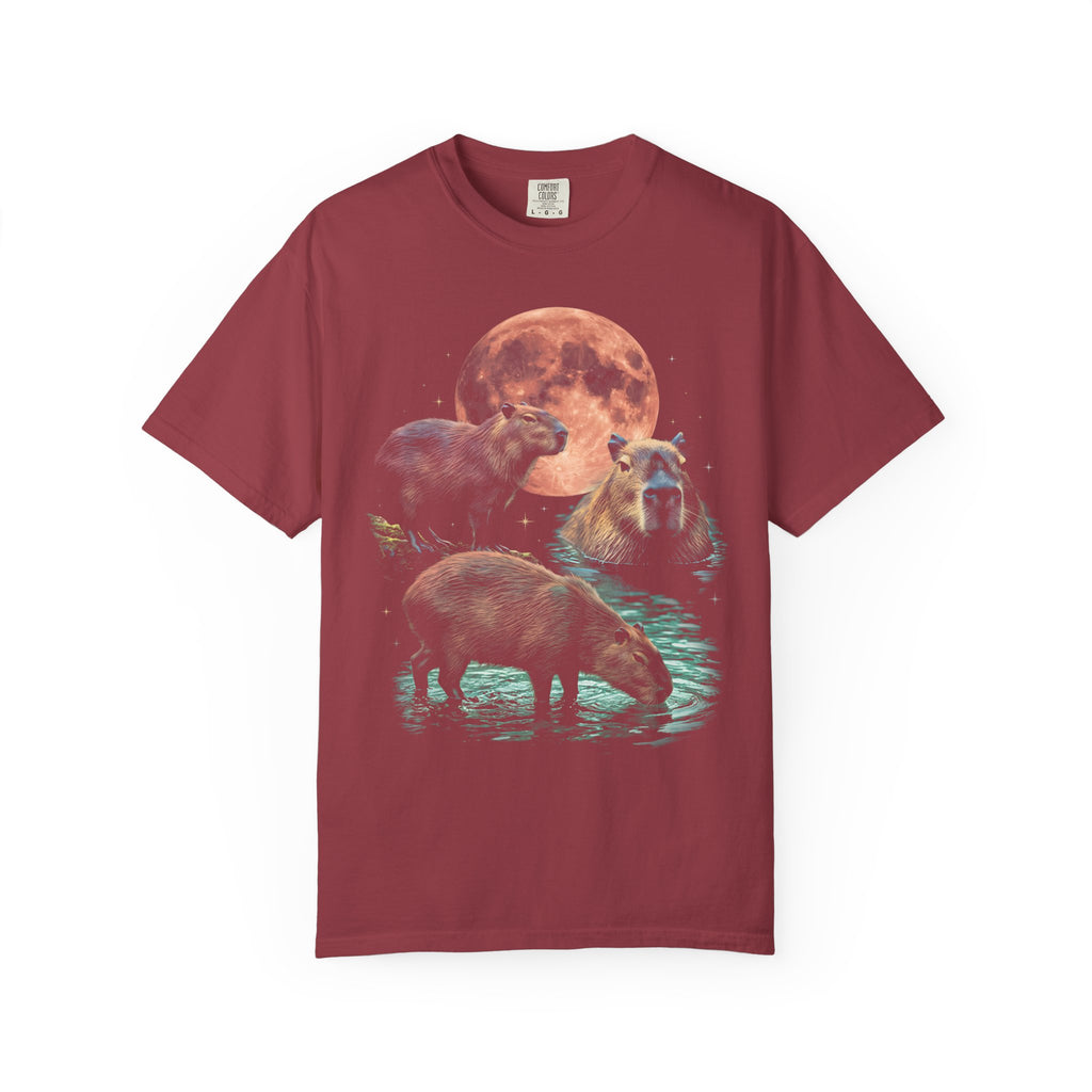 Blood Moon Capybara Classic Tee | Animal Lover | Vintage Bootleg