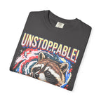 Unstoppable Overthinking Raccoon Classic Tee | 90s Funny Gift