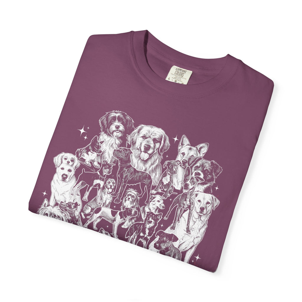 Retro Puppy Collage Classic Tee | 90s Vintage | Dog Gift